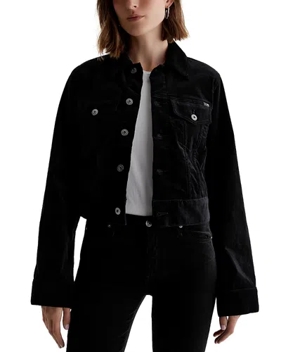 Ag Jeans Isa Jacket Corduroy In Black