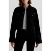 Ag Jeans Isa Jacket Corduroy In Super Black