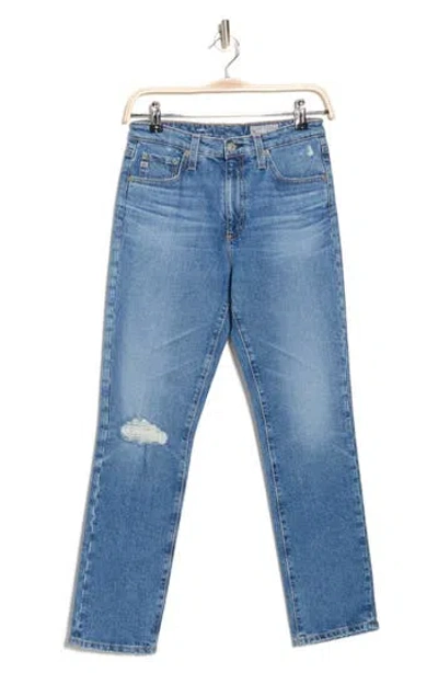 Ag Isabelle High Waist Ankle Straight Leg Jeans In 18 Years Poplar