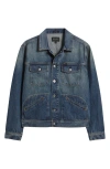Ag Jackson Denim Jacket In Blue