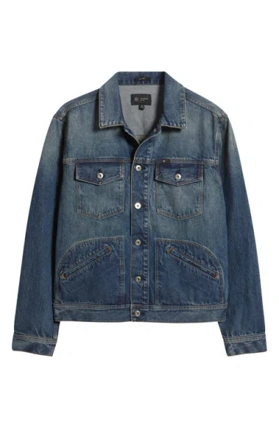 Ag Jackson Denim Jacket In Blue