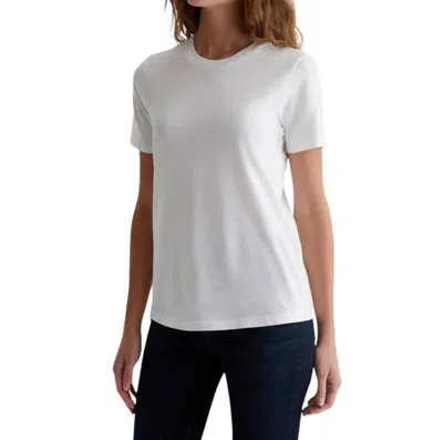 AG JAGGER CREW NECK TEE IN TRUE WHITE