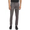 Ag Jamison Check Skinny Chino Pants In Bateman Check Black/brick