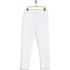 Ag Jamison Slim Straight Leg Pants In White