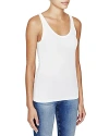 Ag Jaxon Ribbed Tank In True White