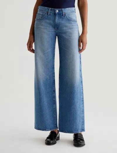 Ag Adria Low Rise Bgy Wide Leg Jeans In Flashback