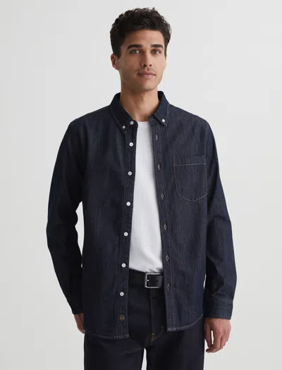 Ag Aiden Classic Shirt In Bleak
