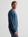 Ag Jeans Arc Crew In Blue