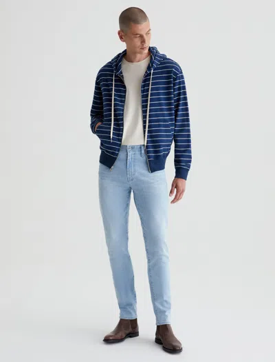 Ag Jeans Arc Zip Hoodie In Blue