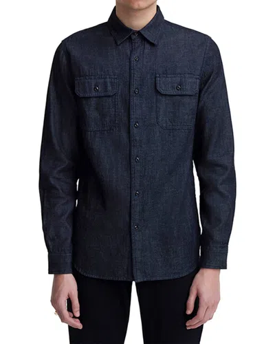 Ag Jeans Benning Utility Shirt In Blue