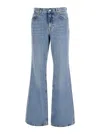 Ag Belt-loop Jeans In Blue