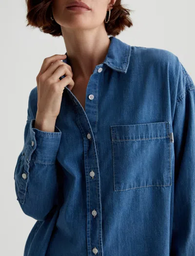 Ag Jeans Brea Shirt In Blue