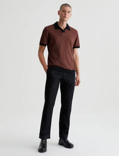 Ag Jeans Bryce Johnny Collar In Brown