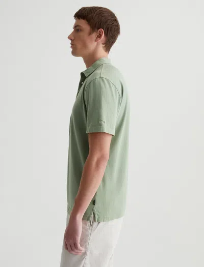 Ag Jeans Bryce Polo In Green