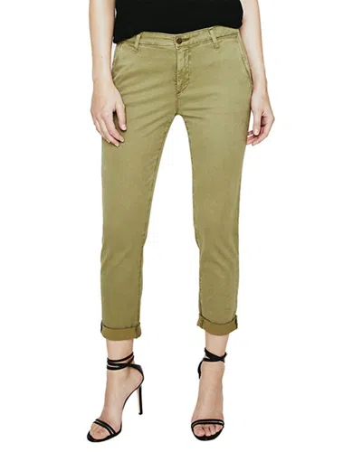 Ag Caden Crop Twill Trousers In Multi
