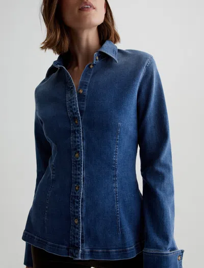 Ag Jeans Cheryl Shirt In Blue