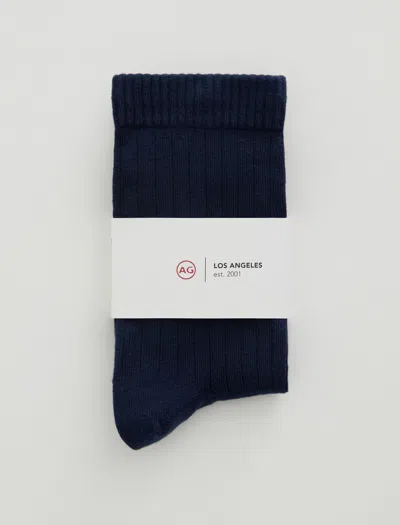 Ag Jeans Crew Sock In Blue