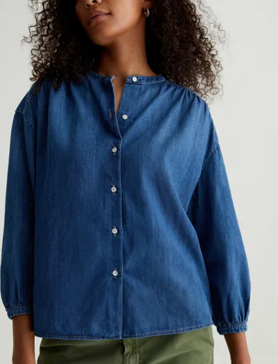 Ag Jeans Doris Shirt In Blue