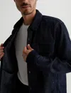 Ag Jeans Elias Shirt Jacket In Blue