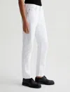 Ag Brinley Mid Rise Classic Straight Leg Jeans In White