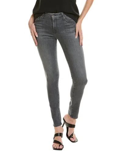 Ag Jeans Farrah Aldgate High-rise Skinny Jean In Gray