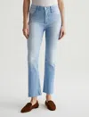Ag Farrah Cropped Bootcut Jeans In Coastal In Blue