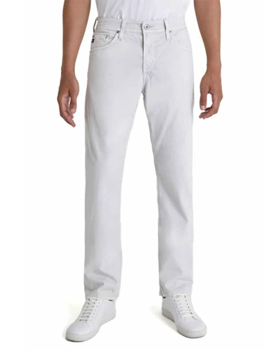 Ag Jeans Graduate Sulfur French Grey Straight Jean In White