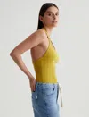 Ag Jeans Jay Halter In Green