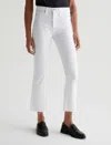 Ag Mari High Waist Crop Jeans In White