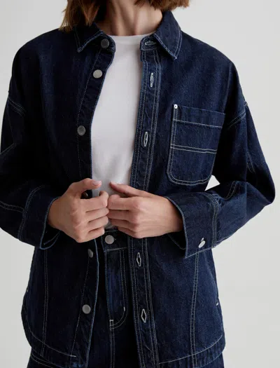Ag Jeans Lucien Jacket In Blue