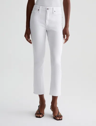 Ag Jeans Mari Crop In White