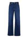 Ag Blue Jeans With Logo Detail On The Pocket And Logo Patch On The Rear In Gray