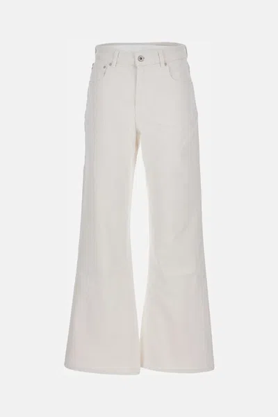 Ag Flared Jeans In White