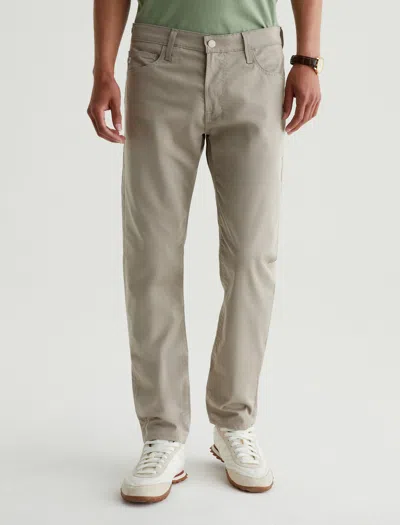 Ag Everett Commuter Performance Slim Straight Pants In Neutral