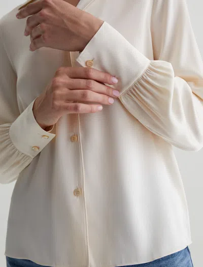 Ag Jeans Valerie Blouse In Natural