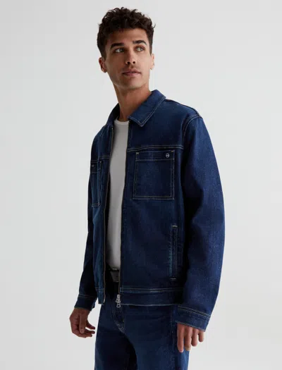 Ag Jeans Vann Jacket In Blue