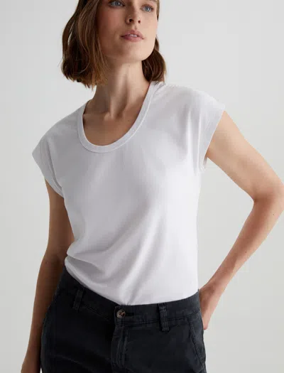Ag Jeans Vinte Willa Scoop In White