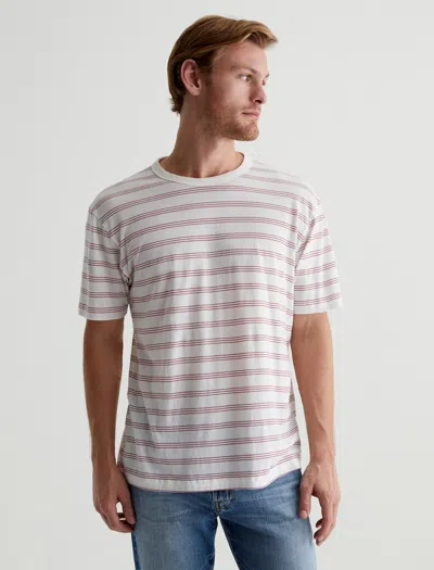 Ag Jeans Wesley Crew In Red