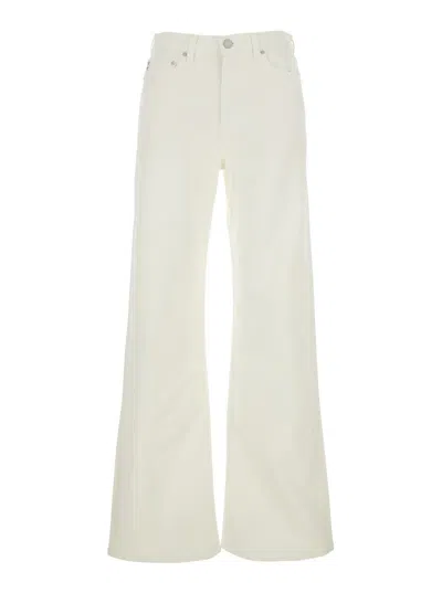 Ag Jeans White Denim Cotton Jeans