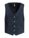 Ag Jeans Woman Denim Outerwear Blue Size Xl Cotton, Pes - Polyethersulfone, Acrylic In Blue