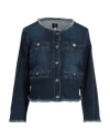 Ag Jeans Woman Denim Outerwear Blue Size L Cotton, Recycled Cotton, Elastane In Blue