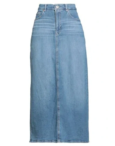 Ag Jeans Woman Denim Skirt Blue Size 32 Cotton, Recycled Cotton, Elastane