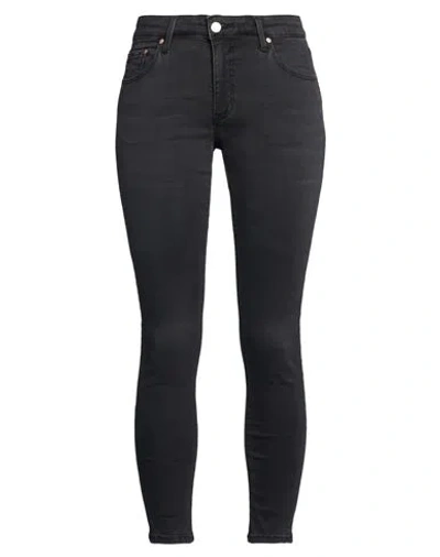 Ag Jeans Woman Jeans Black Size 30 Cotton, Modal, Polyester, Elastane