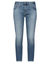 Ag Jeans Woman Jeans Blue Size 23 Cotton, Lyocell, Polyurethane In Blue