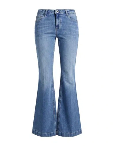 Ag Jeans Woman Jeans Blue Size 24 Cotton, Elastane