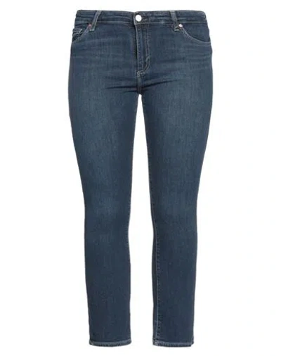 Ag Jeans Woman Jeans Blue Size 26 Cotton, Polyester, Elastane