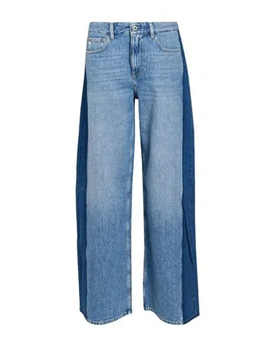 Ag Jeans Woman Jeans Blue Size 27 Cotton, Lyocell