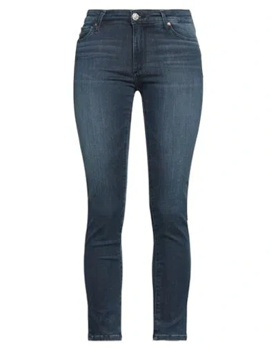 Ag Woman Jeans Blue Size 27 Cotton, Pes - Polyethersulfone, Elastane