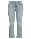 Ag Jeans Woman Jeans Blue Size 29 Cotton, Polyurethane In Blue