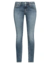 Ag Jeans Woman Jeans Blue Size 28 Cotton, Polyester, Elastane In Blue